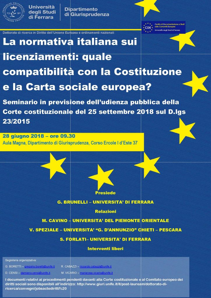 Ferrara 28 giugno