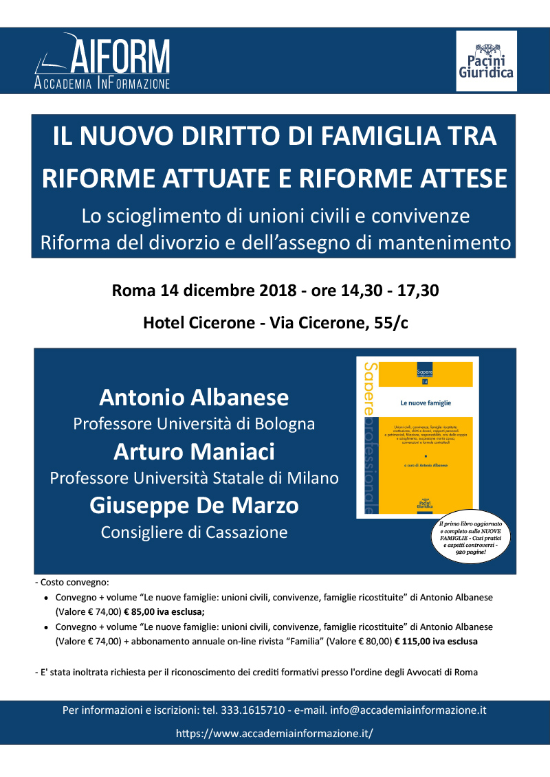 Locandina Il nuovo diritto di famiglia