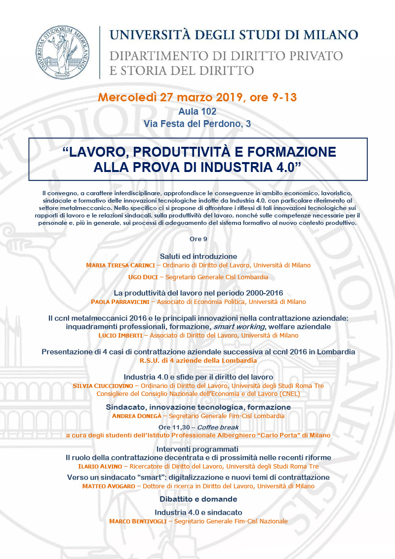 Microsoft Word - 27 3 2019 CONVEGNO INDUSTRIA 4.0 @ UNIMI